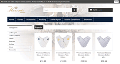 Desktop Screenshot of masonicgloves.co.uk